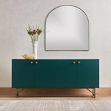 Georgina Wide Mirror Brass - Grove Collective