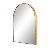 Georgina Wide Mirror Brass - Grove Collective