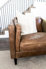 Ava Italian Leather Chair - Grove Collective