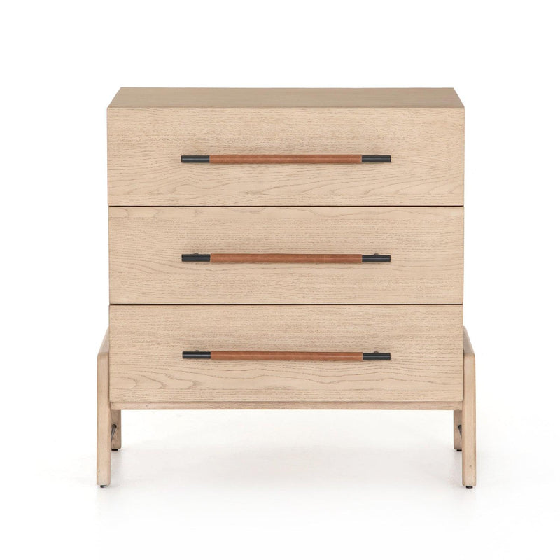 Rosedale 3 Drawer Nightstand - Grove Collective