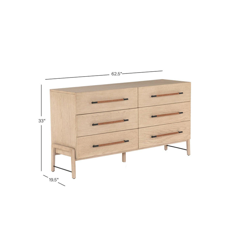 Rosedale 6 Drawer Dresser - Grove Collective