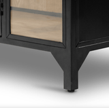 Gatsby Cabinet - Black Oak - Grove Collective