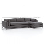 Grammercy 2-piece Chaise Sectional - Grove Collective