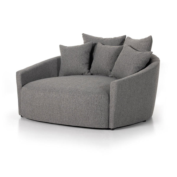 Sophie Media Lounger - Fallon Charcoal - Grove Collective