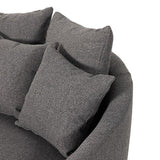 Sophie Media Lounger - Fallon Charcoal - Grove Collective