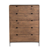 Trey 5 Drawer Chest Auburn Poplar - Grove Collective