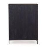 Trey 5 Drawer Chest Black Wash Poplar - Grove Collective