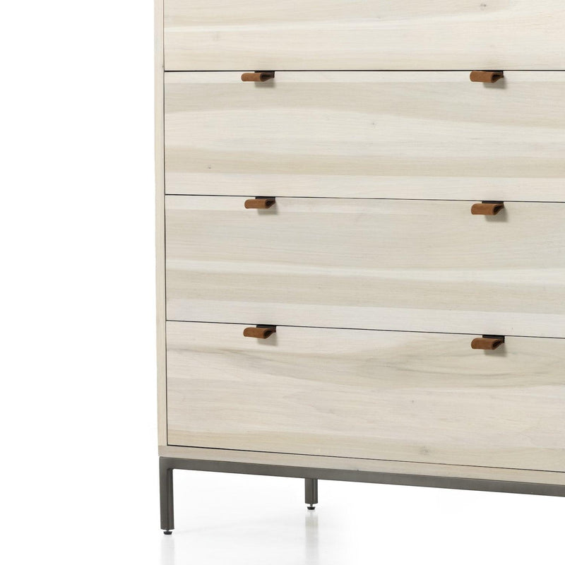 Trey 5 Drawer Chest Dove Poplar - Grove Collective