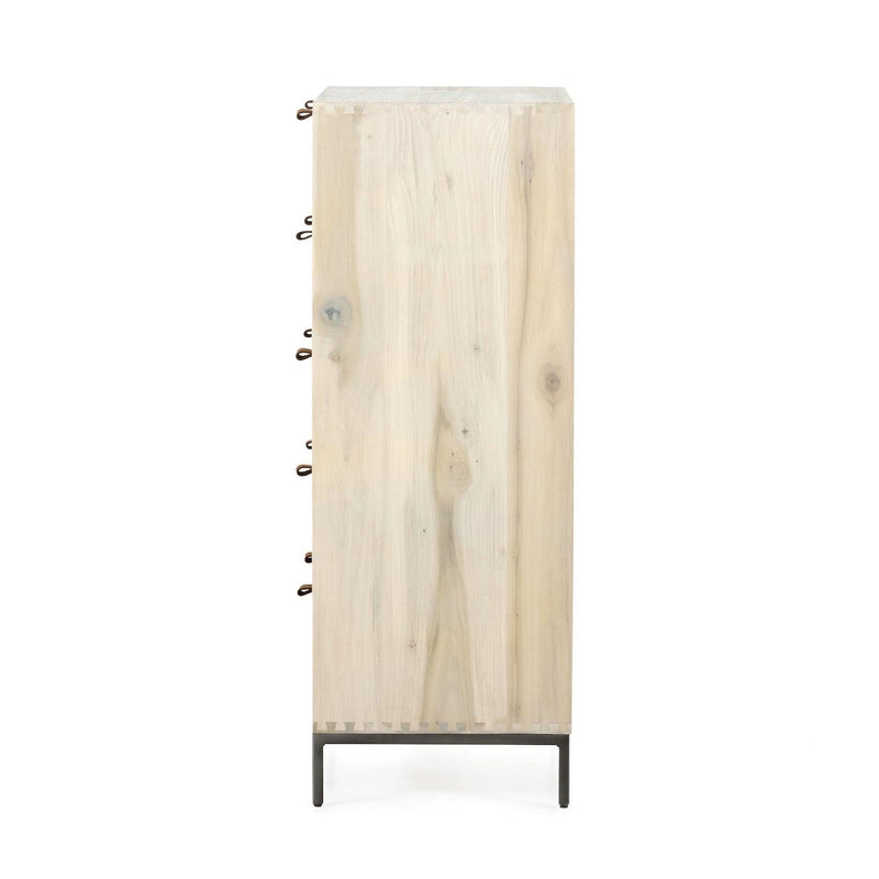 Trey 5 Drawer Chest Dove Poplar - Grove Collective