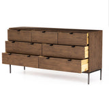 Trey 7 Drawer Dresser Auburn Poplar - Grove Collective