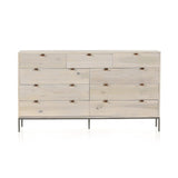 Trey 9 Drawer Dresser Dove Poplar - Grove Collective