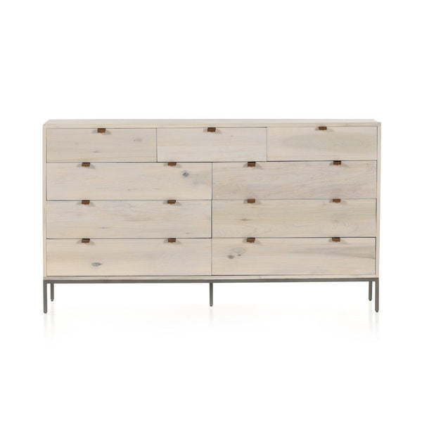 Trey 9 Drawer Dresser Dove Poplar - Grove Collective