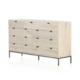 Trey 9 Drawer Dresser Dove Poplar - Grove Collective