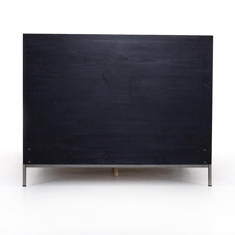 Trey Bed Black Wash Poplar - Grove Collective