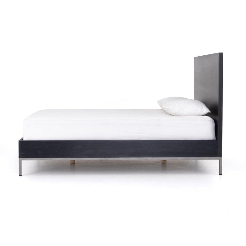 Trey Bed Black Wash Poplar - Grove Collective