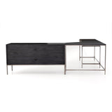 Trey Desk System Black Wash Poplar - Grove Collective