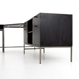 Trey Desk System Black Wash Poplar - Grove Collective