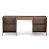 Trey Executive Desk Auburn Poplar - Grove Collective