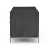 Trey Executive Desk Black Wash Poplar - Grove Collective