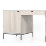 Trey Executive Desk Dove Poplar - Grove Collective