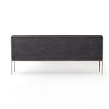 Trey Media Console Black Wash Poplar - Grove Collective