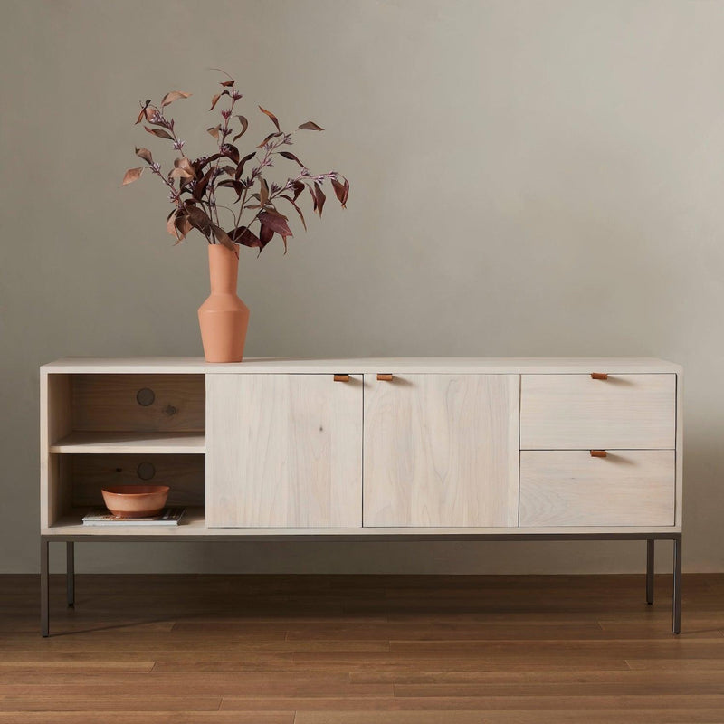 Trey Media Console Dove Poplar - Grove Collective