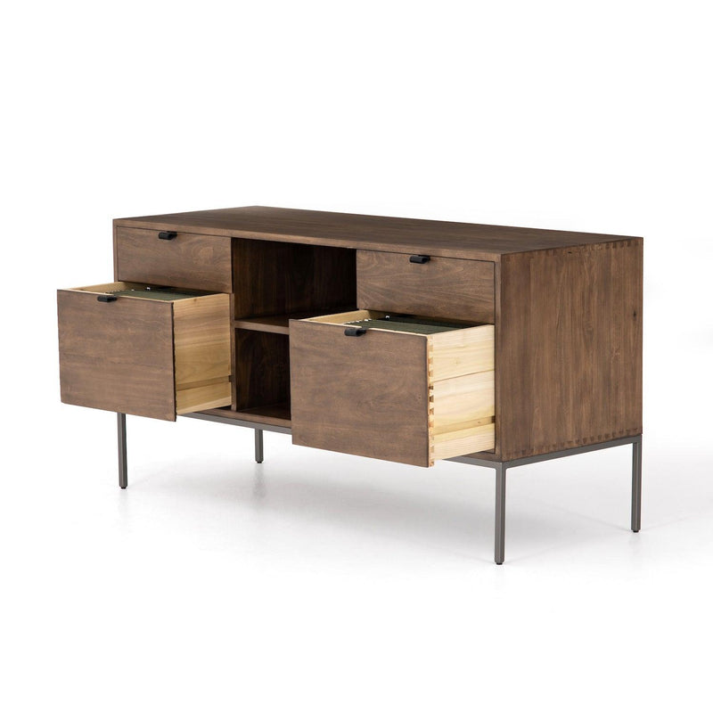 Trey Modular Filing Credenza Auburn Poplar - Grove Collective