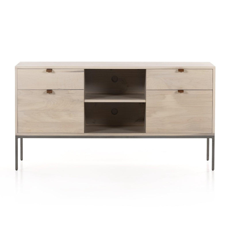 Trey Modular Filing Credenza Dove Poplar - Grove Collective