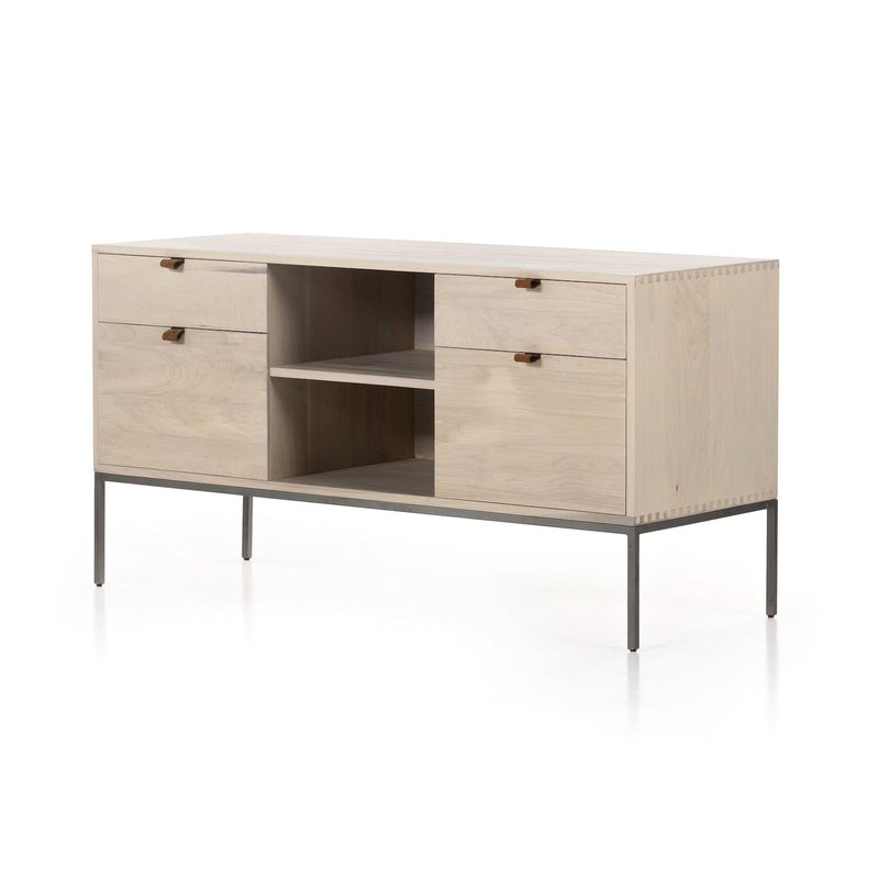 Trey Modular Filing Credenza Dove Poplar - Grove Collective