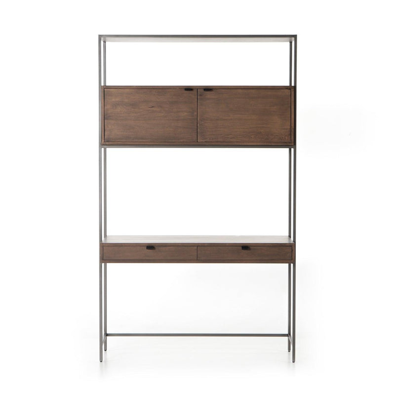 Trey Modular Wall Desk Auburn Poplar - Grove Collective