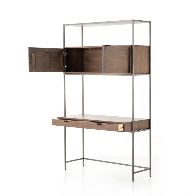 Trey Modular Wall Desk Auburn Poplar - Grove Collective