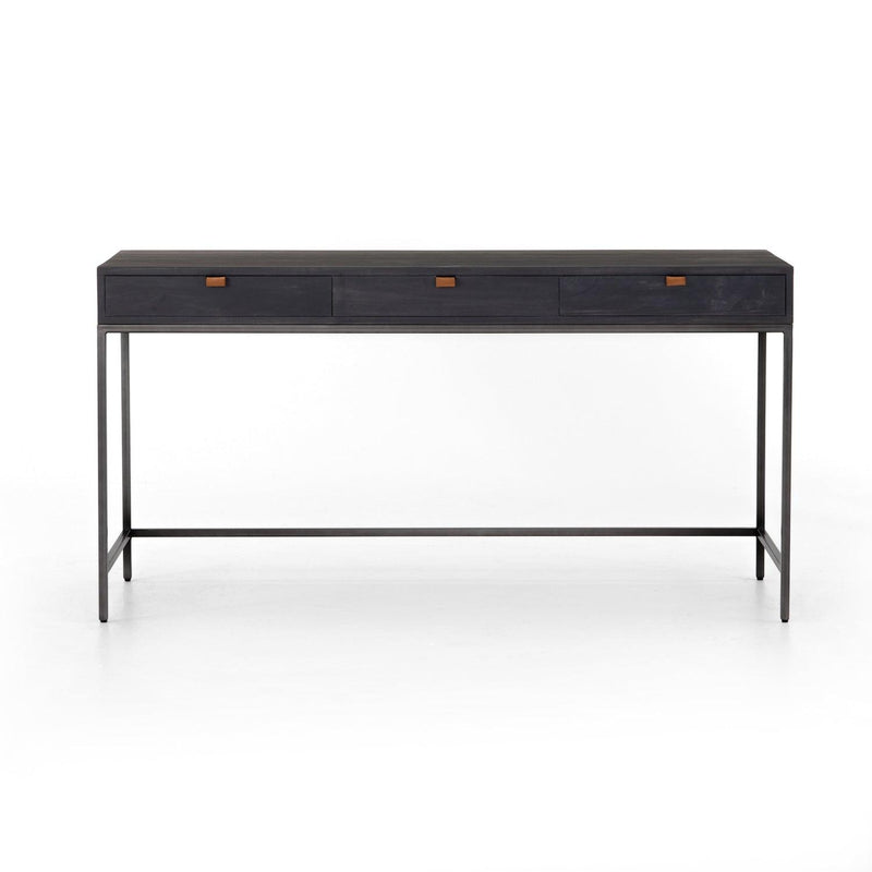 Trey Modular Writing Desk Black Wash Poplar - Grove Collective