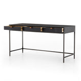 Trey Modular Writing Desk Black Wash Poplar - Grove Collective