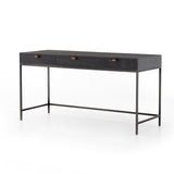 Trey Modular Writing Desk Black Wash Poplar - Grove Collective