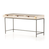 Trey Modular Writing Desk Dove Poplar - Grove Collective