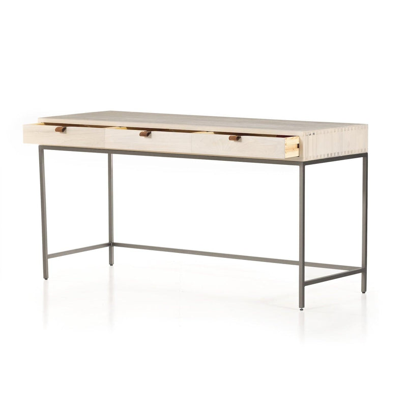 Trey Modular Writing Desk Dove Poplar - Grove Collective