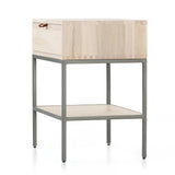 Trey Nightstand Dove Poplar - Grove Collective