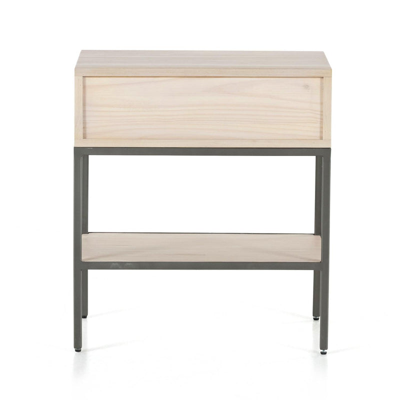 Trey Nightstand Dove Poplar - Grove Collective