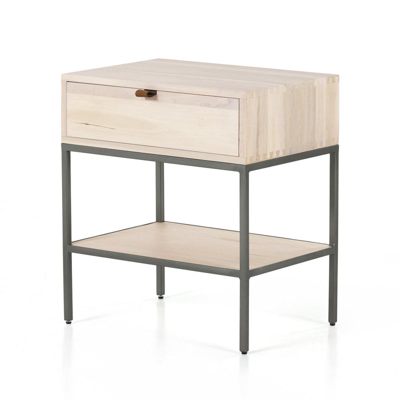 Trey Nightstand Dove Poplar - Grove Collective