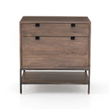 Trey Oversized Nightstand/Filing Cabinet Auburn Poplar - Grove Collective