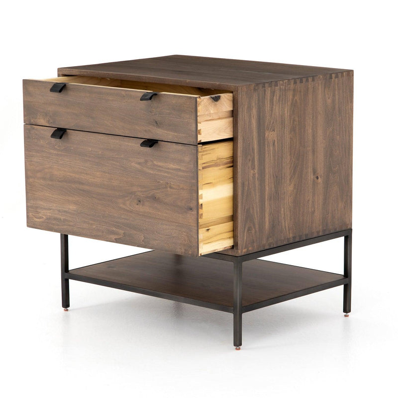 Trey Oversized Nightstand/Filing Cabinet Auburn Poplar - Grove Collective