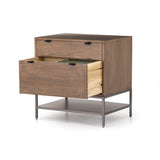 Trey Oversized Nightstand/Filing Cabinet Auburn Poplar - Grove Collective