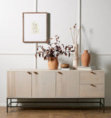 Trey Sideboard Dove Poplar - Grove Collective