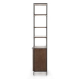 Trey Wide Bookcase Auburn Poplar - Grove Collective