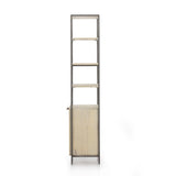 Trey Wide Bookcase Dove Poplar - Grove Collective