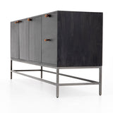 Trey Sideboard Black Wash Poplar - Grove Collective