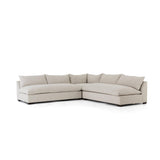 Grant 3-Piece Sectional - performance fabric - Grove Collective