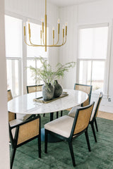 Liz Oval Dining Table - Grove Collective