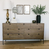 Trey 7 Drawer Dresser Auburn Poplar - Grove Collective