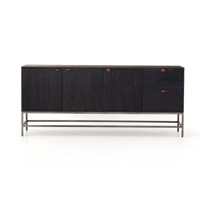 Trey Sideboard Black Wash Poplar - Grove Collective